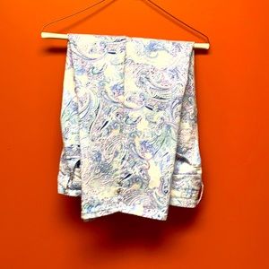 Paisley Gloria Vanderbilt Capris / size 14